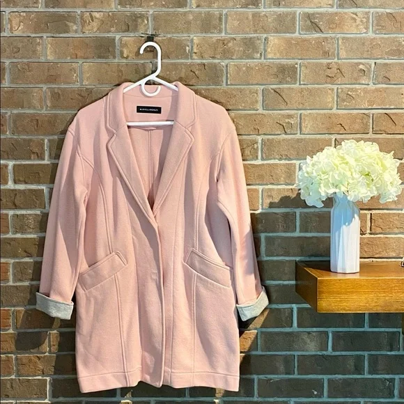 NWOT Pink Cotton Roll Up Jacket - Picture 4 of 10